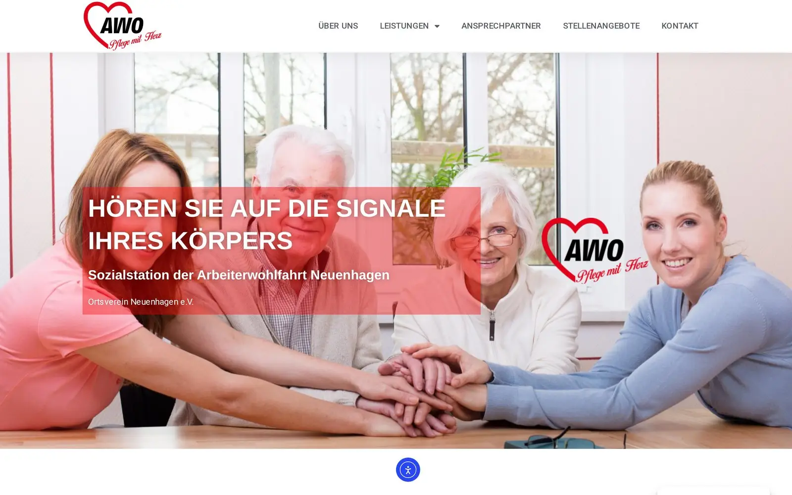 Startseite von AWO Sozialstation Neuenhagen