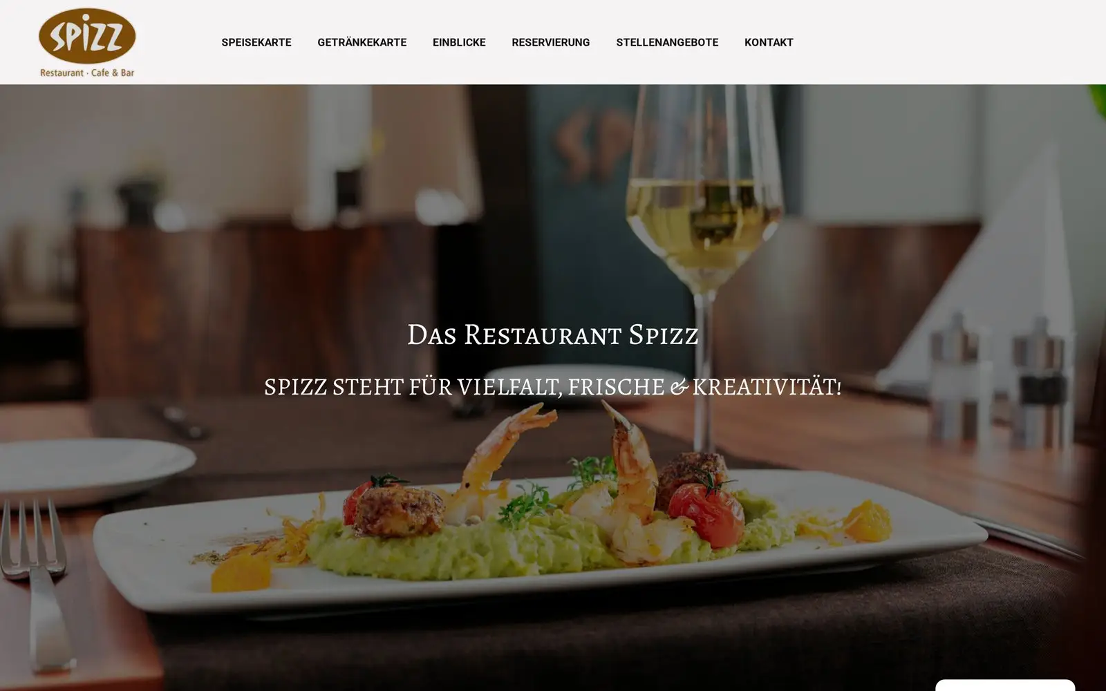 Startseite von Das Restaurant Spizz