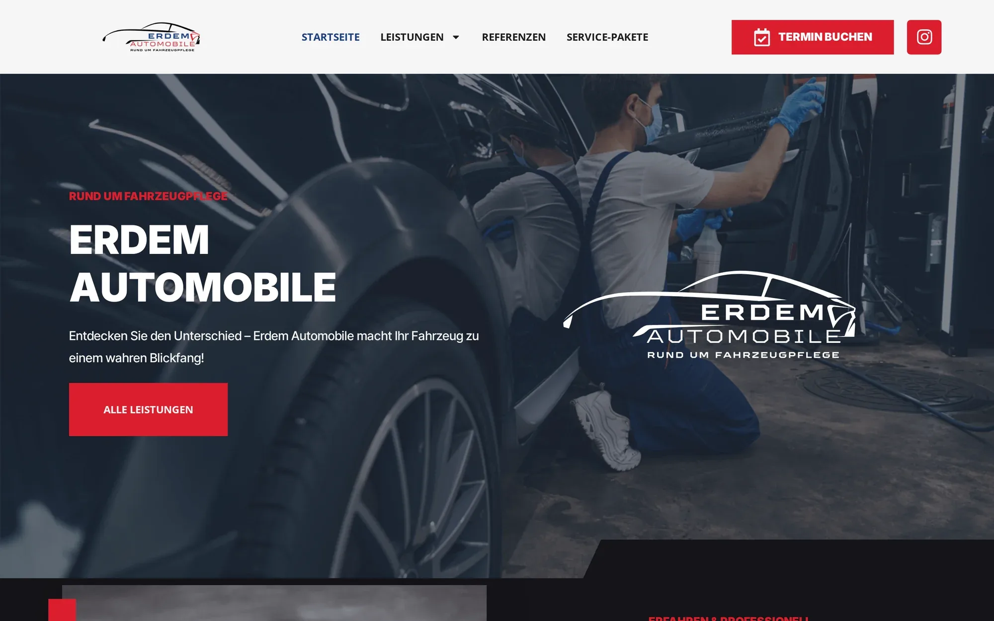 Startseite von Erdem Automobile