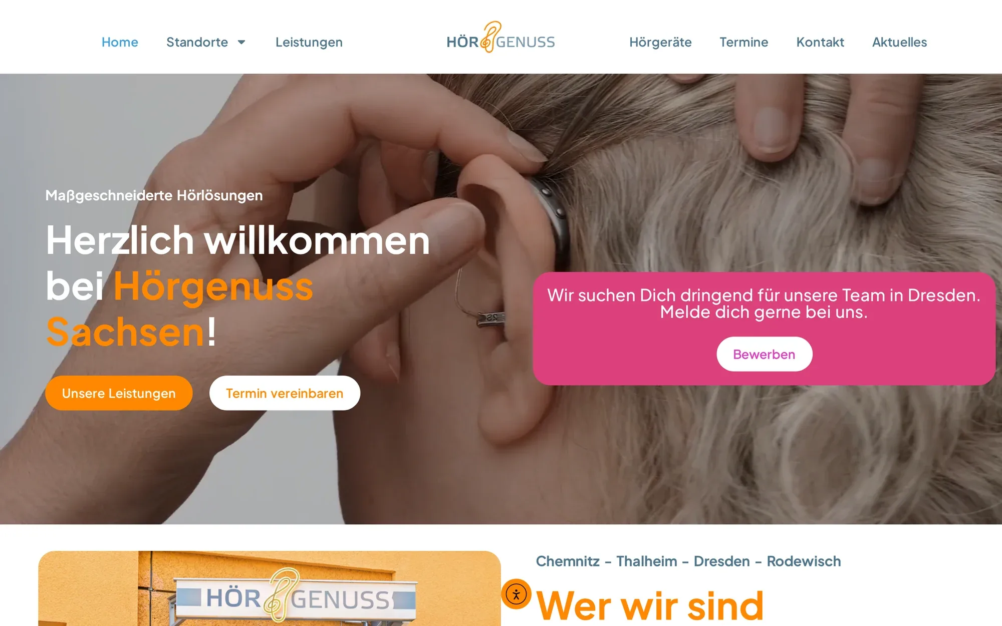 Startseite von Hörgenuss Sachsen