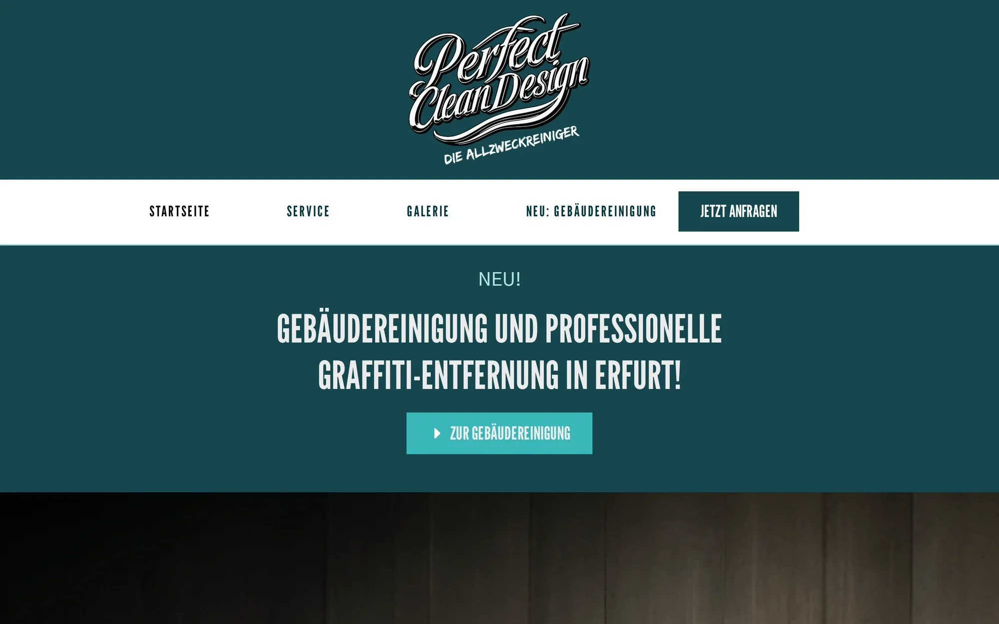 Startseite von Perfect Clean Design