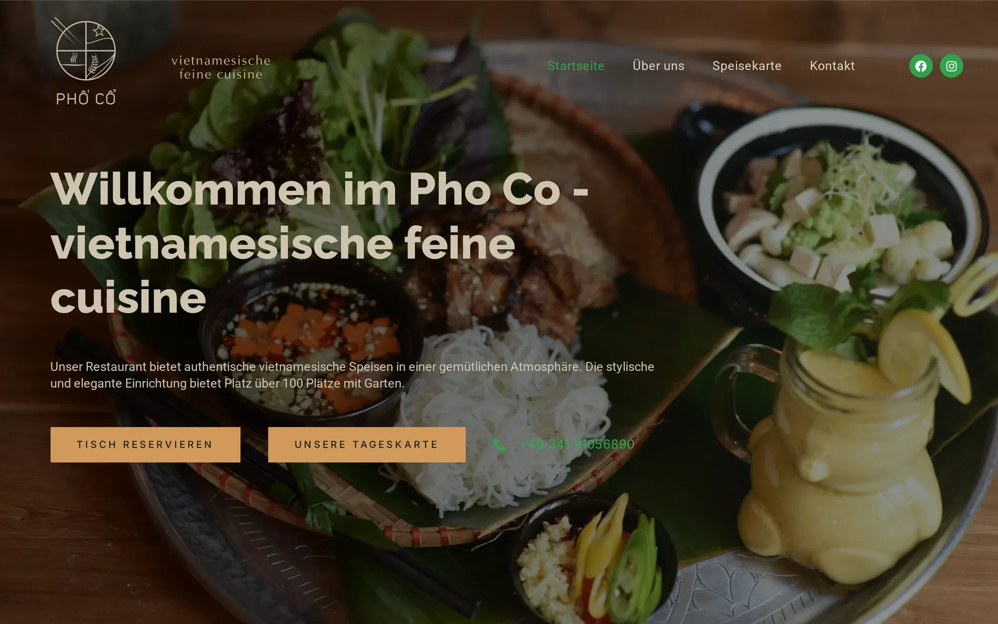 Startseite von Pho Co