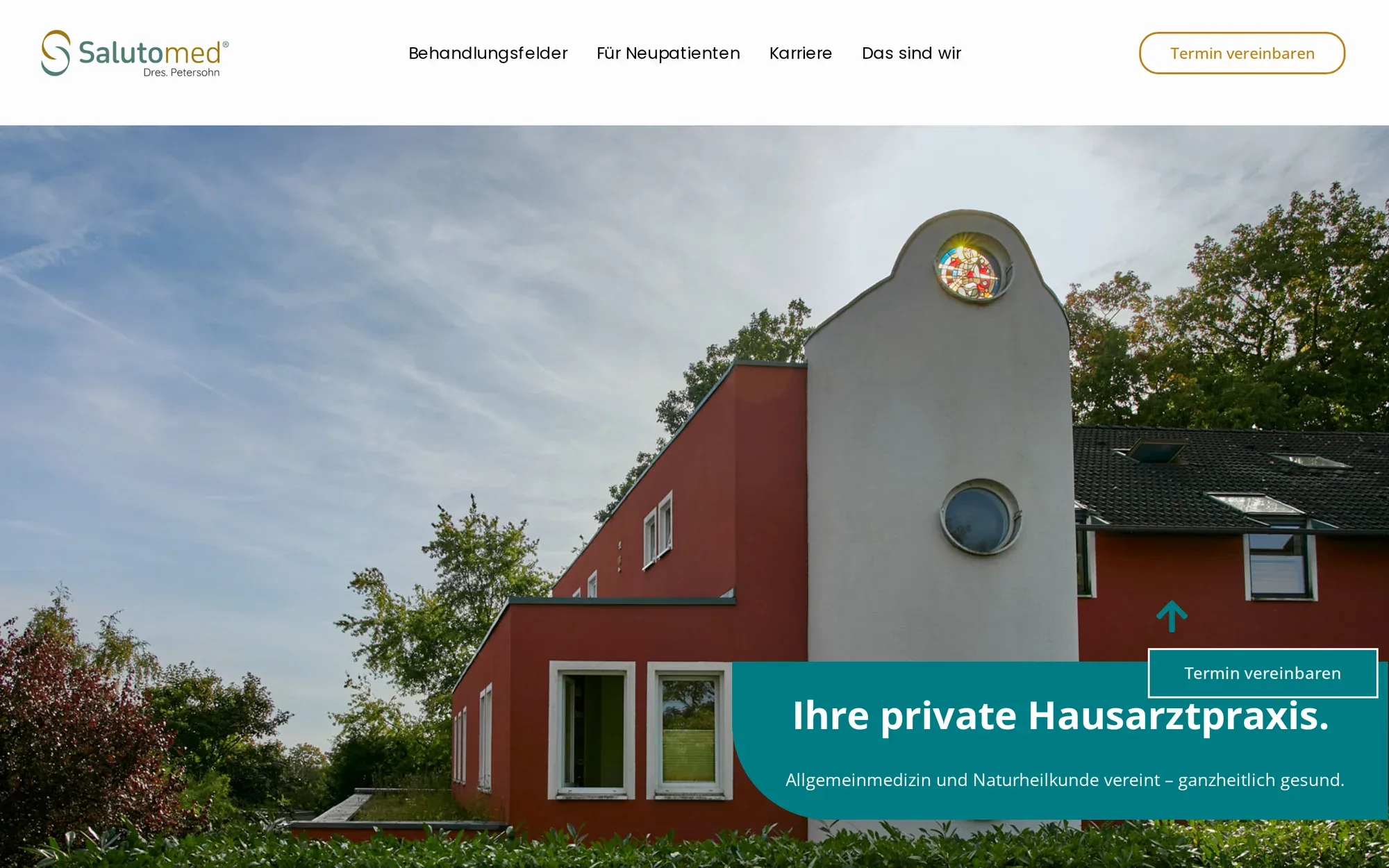 Startseite von Salutomed
