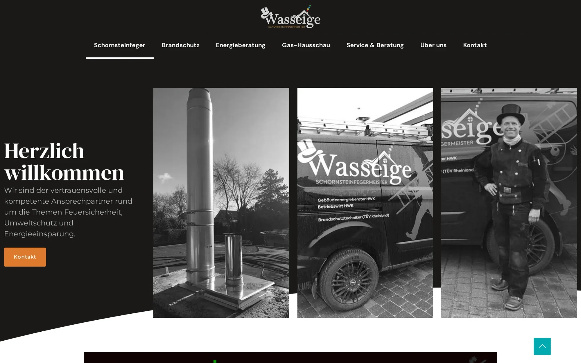 Startseite von Schornsteinfeger Wasseige